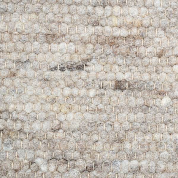 Wollteppich Alm-Glück Schurwolle - Sand - 70 x 130 cm