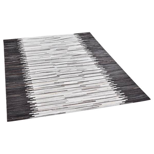 Fellteppich Kobe II Leder - Silber - 190 x 290 cm