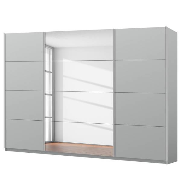 Schwebetürenschrank SKØP pure reflect Seidengrau - 315 x 236 cm - 3 Türen