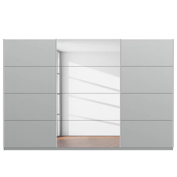 Schwebetürenschrank SKØP pure reflect Seidengrau - 315 x 236 cm - 3 Türen