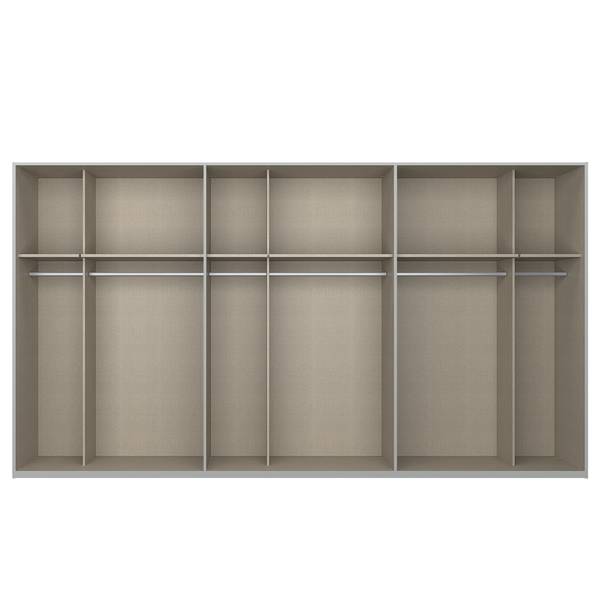 Schwebetürenschrank SKØP reflect Seidengrau - 405 x 222 cm - 3 Türen