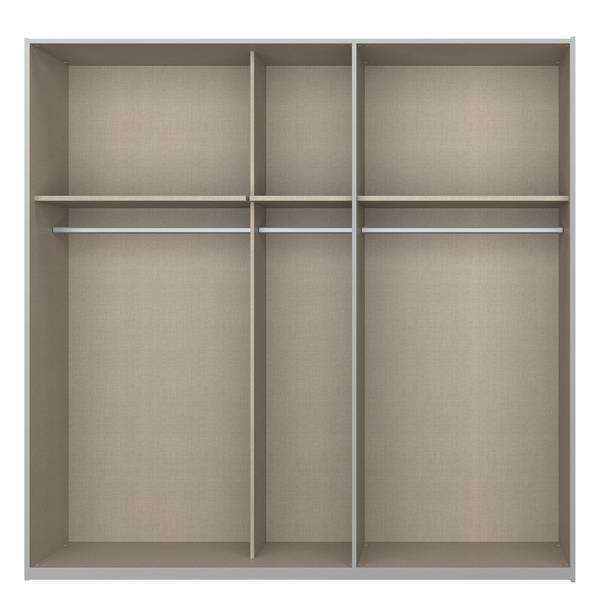 Schwebetürenschrank SKØP  pure reflect+ Seidengrau - 225 x 236 cm - 2 Türen