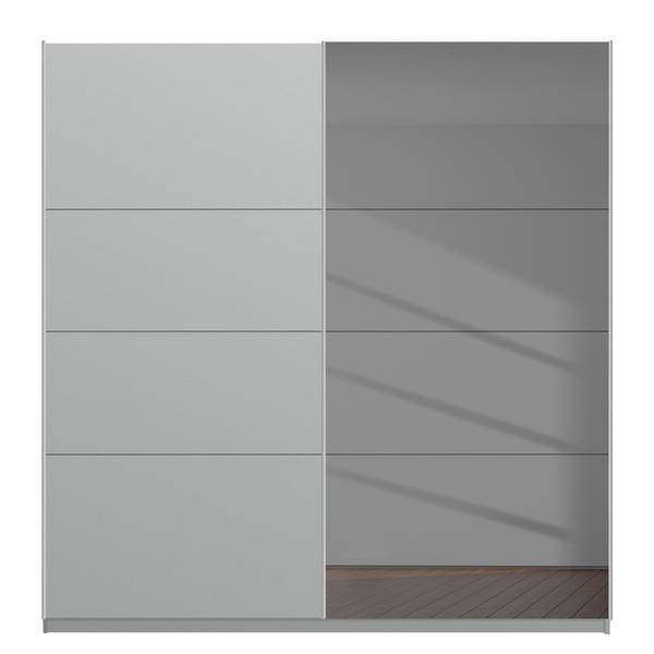 Schwebetürenschrank SKØP  pure reflect+ Seidengrau - 225 x 236 cm - 2 Türen