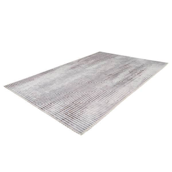 Laagpolig vloerkleed Maya 600 polyester - grijs - 80 x 150 cm