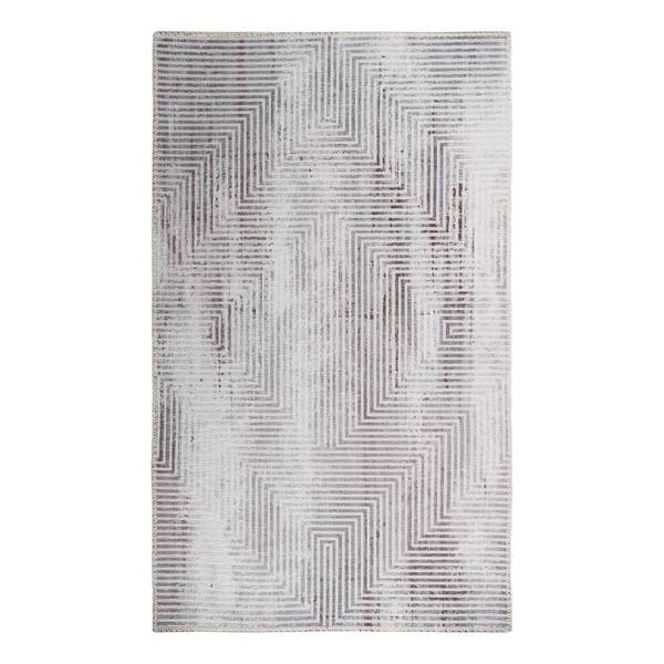 Laagpolig vloerkleed Maya 600 polyester - grijs - 80 x 150 cm