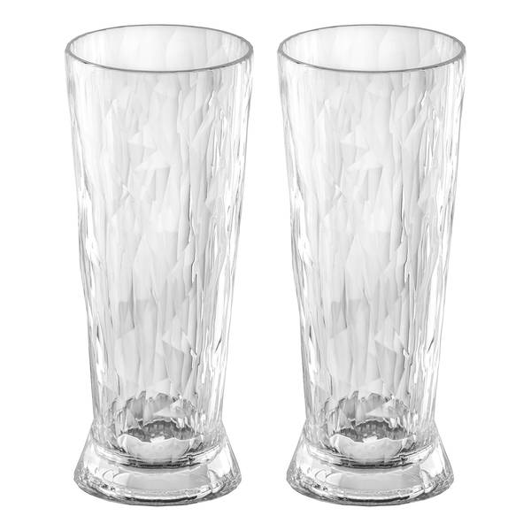 Superglas Club No. 10 (2er-Set) Kunststoff - Fassungsvermögen: 0.3 L - Crystal Clear