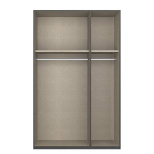 Drehtürenschrank SKØP XVI Graphit - 136 x 223 cm