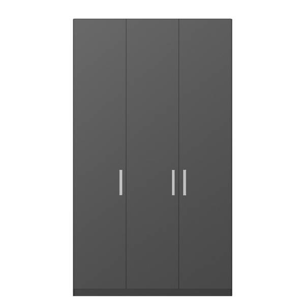 Drehtürenschrank SKØP XVI Graphit - 136 x 223 cm