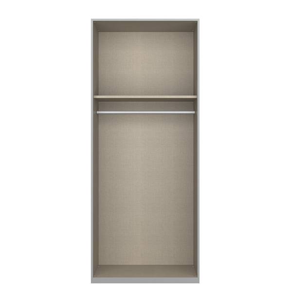 Drehtürenschrank SKØP XVI Seidengrau - 91 x 235 cm