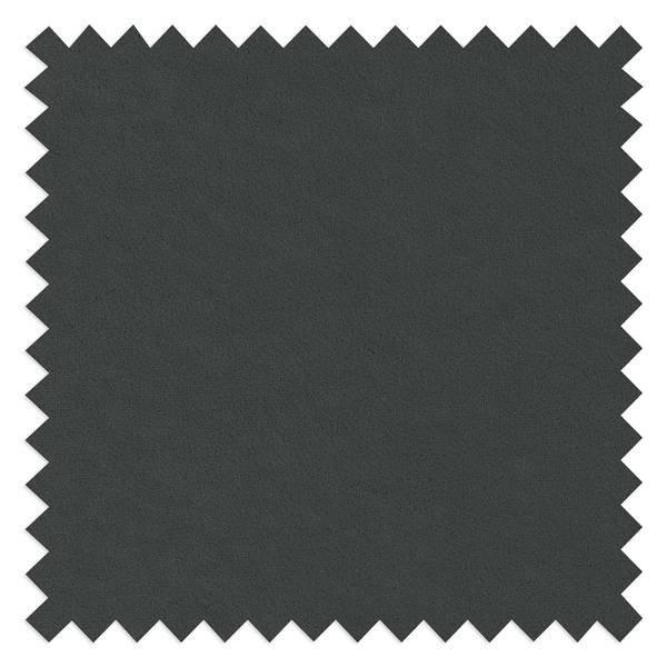 3-Sitzer Sofa MAISON Samt Vaia: Dunkelgrau - Ohne Schlaffunktion