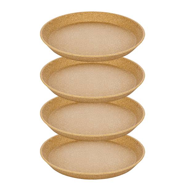 Frühstücksteller Connect Plate (4er-Set) Polypropylen / Fichte - Braun
