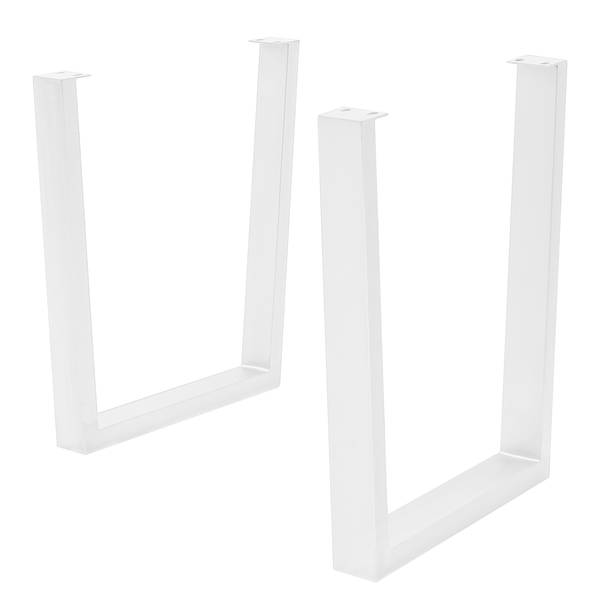 Tafelframe KAPRA ijzer - wit - trapezevormig