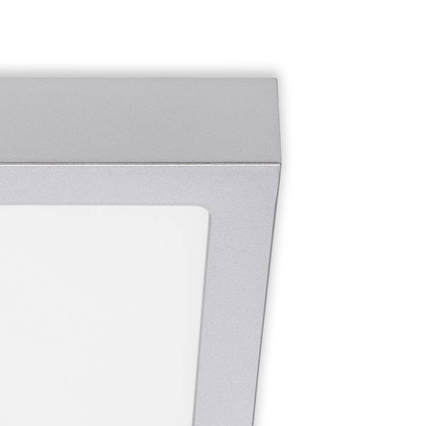 LED-Deckenleuchte Fire IV Polycarbonat / Eisen - 1-flammig - Silber