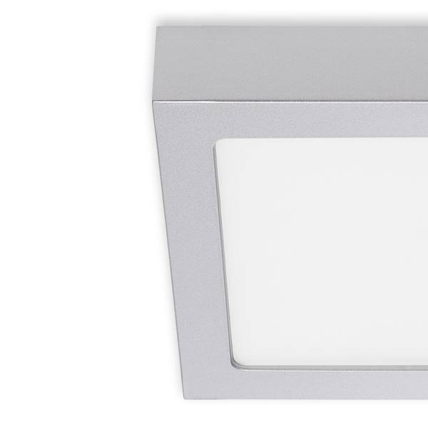 LED-Deckenleuchte Fire IV Polycarbonat / Eisen - 1-flammig - Silber