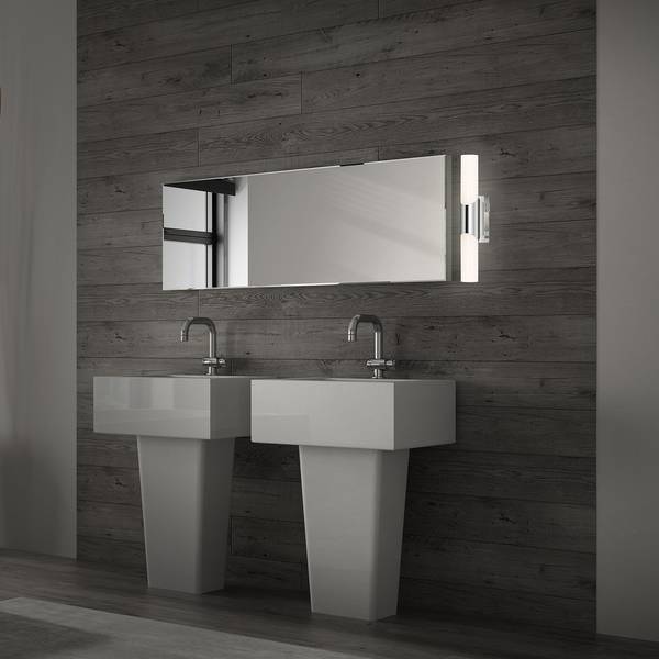 LED-Wandleuchte Klak Polycarbonat / Eisen - 1-flammig - Tiefe: 32 cm