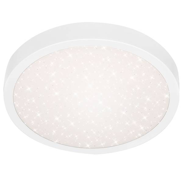LED-Deckenleuchte Runa II Polycarbonat / Eisen - 1-flammig - Weiß