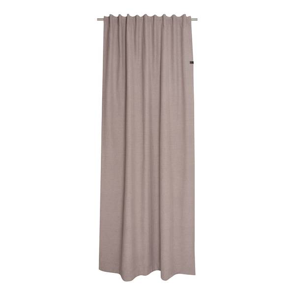 Gordijn Solo katoen/polyester - oudroze - 130 x 250 cm