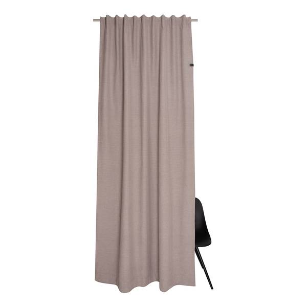 Gordijn Solo katoen/polyester - oudroze - 130 x 250 cm