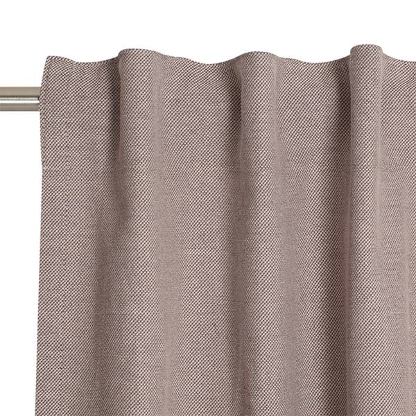 Gordijn Solo katoen/polyester - oudroze - 130 x 250 cm