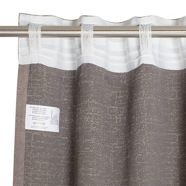 Gordijn Solo katoen/polyester - oudroze - 130 x 250 cm