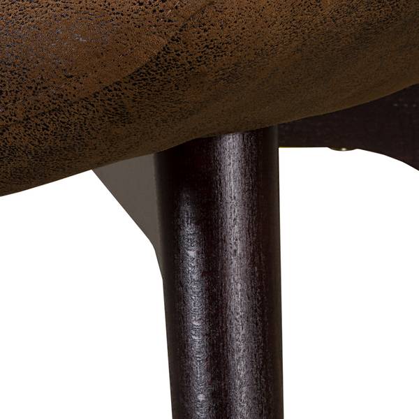 Sessel BRAZIL Microfaser Goda: Schokoladenbraun - Dunkelbraun - Ohne Hocker