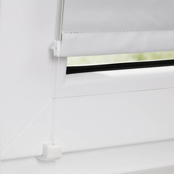 Zijspanning voor rolgordijn Klemmfix ABS kunststof/nylon - wit