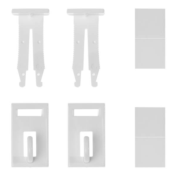 Fensterhaken für Dekoration (2 Stück) ABS Kunststoff - Weiß