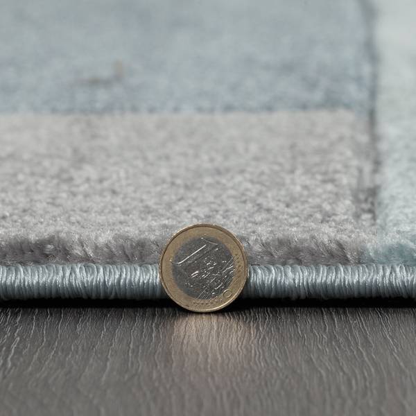 Laagpolig vloerkleed Cosmos polypropeen - jeansblauw - 200 x 290 cm