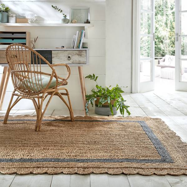 Juteteppich Grace Jute - Grau - 200 x 290 cm