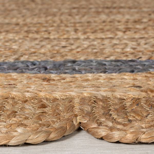 Juteteppich Grace Jute - Grau - 200 x 290 cm