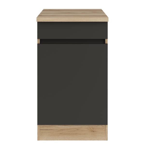 Gootsteenonderkast Optiklar I antracietkleurig - Breedte: 50 cm