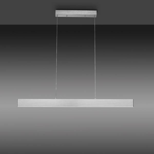 LED-Pendelleuchte Nila Kunststoff / Eisen - 2-flammig - Weiß