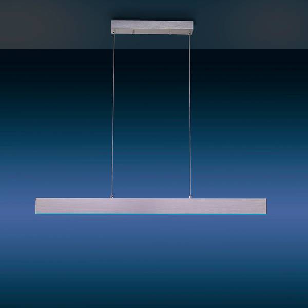 LED-Pendelleuchte Nila Kunststoff / Eisen - 2-flammig - Weiß