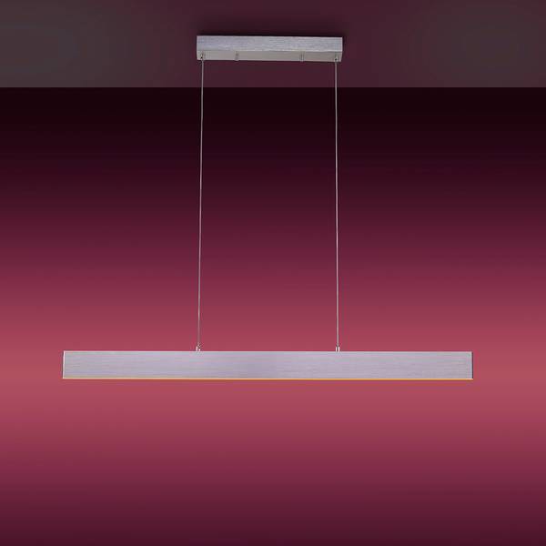 LED-Pendelleuchte Nila Kunststoff / Eisen - 2-flammig - Weiß