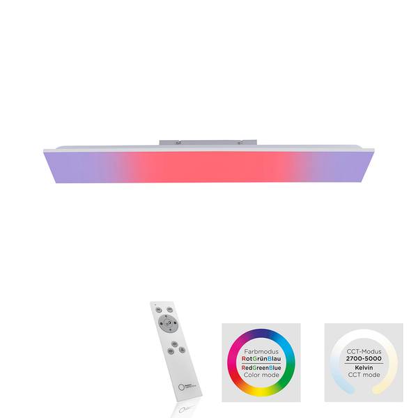 LED-Deckenleuchte Yukon II Polyethylen / Eisen; Aluminium - 1-flammig