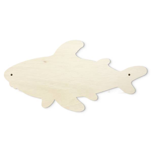 Appendiabiti Squalo Grigio - Altro - 40 x 20 x 1.5 cm