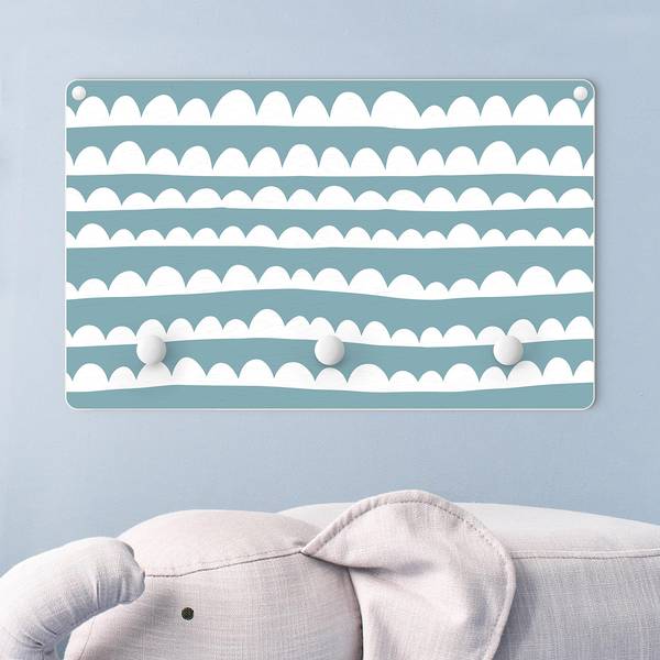 Appendiabiti Montagne stilizzate Celeste chiaro
