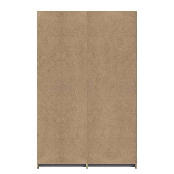 Kleiderschrank Lupo Beige - Weiß - Edelstahl - 120 x 191 x 61 cm