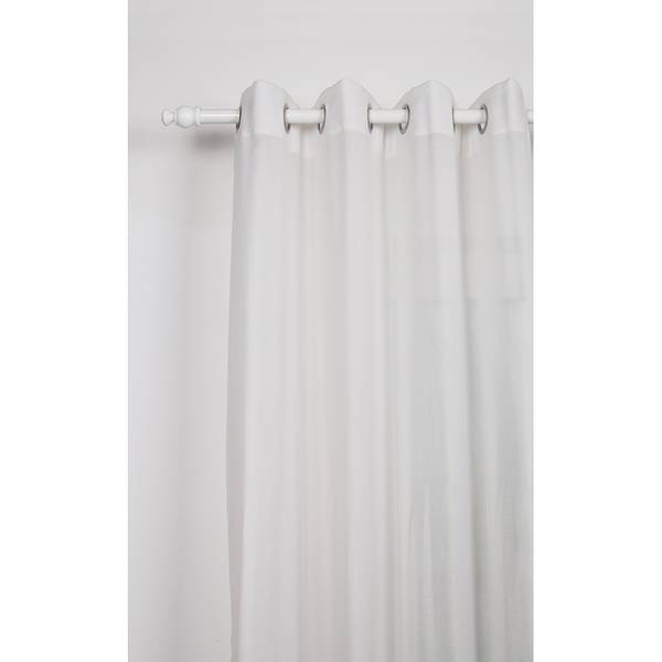 28mm Gardinenstange Mini Weiß - Breite: 160 cm