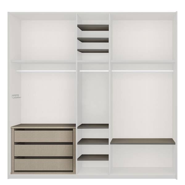 Comfort Zubehör Schwebetürenschrank SKØP Breite: 225 cm - 2 Türen