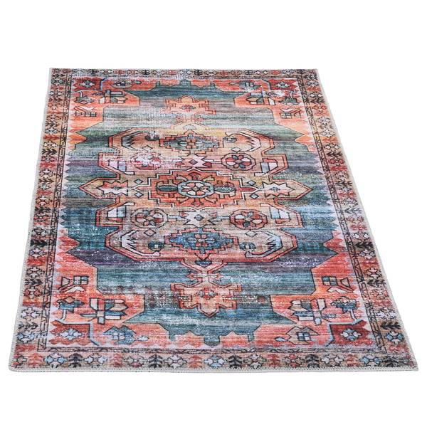 Kurzflorteppich Adara 091 Polyester - Mehrfarbig - 160 x 230 cm