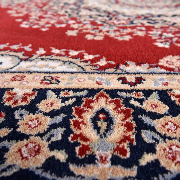 Wollteppich Dolna 809 I Schurwolle - Rot - 50 x 80 cm