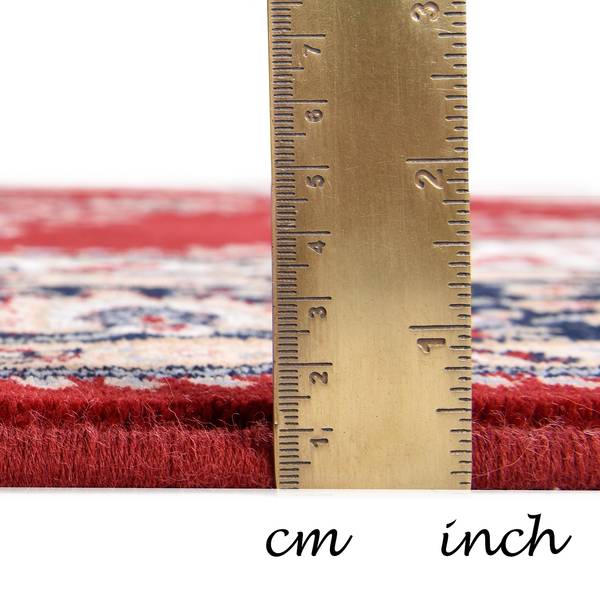 Wollteppich Dolna 809 I Schurwolle - Rot - 50 x 80 cm