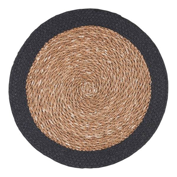 Set de table SAUVAGE Zostère / Jute - Noir