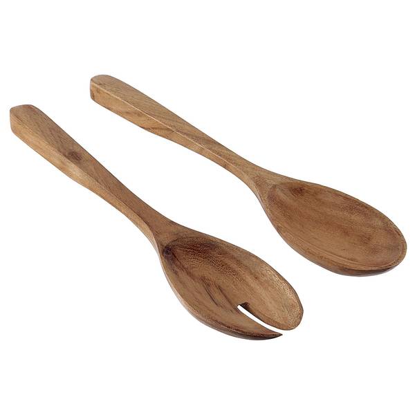 Posate da insalata PURE KITCHEN (2) Acacia - Marrone