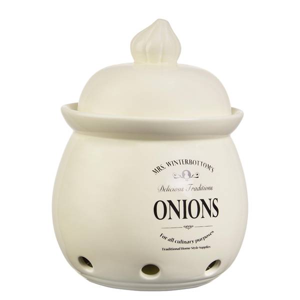 Zwiebeltopf MRS. WINTERBOTTOM'S Keramik - Creme