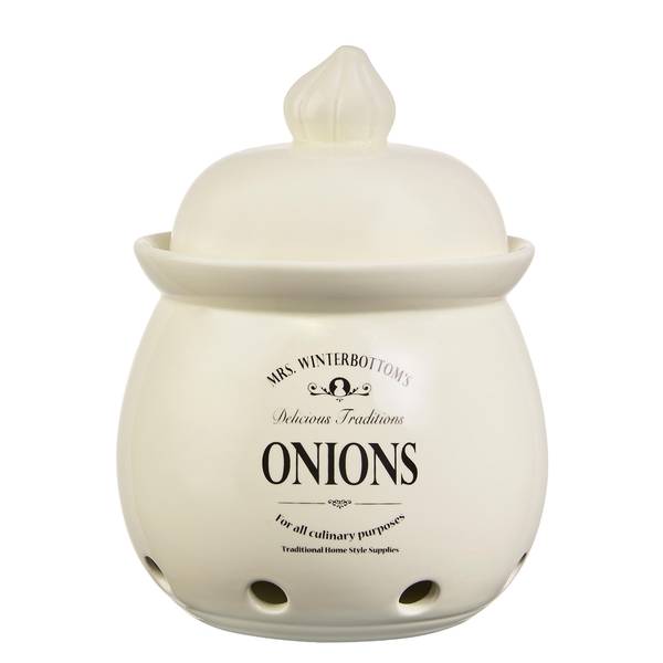 Zwiebeltopf MRS. WINTERBOTTOM'S Keramik - Creme