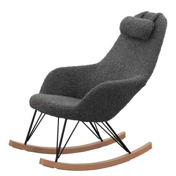 Schaukelstuhl Newman Teddyfell - Grau