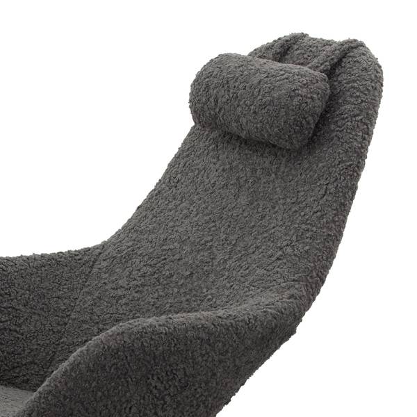Schaukelstuhl Newman Teddyfell - Grau