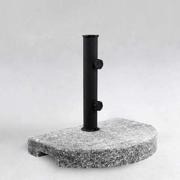 Base per ombrellone The ROCK Granito / Acciaio - Grigio